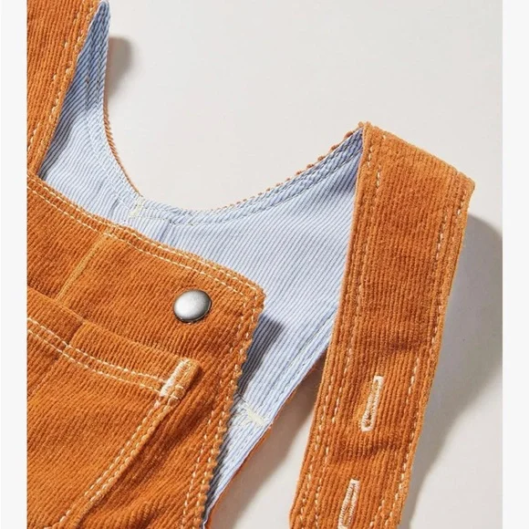 Hatley Orange Kids Overalls - Picture 5 of 9